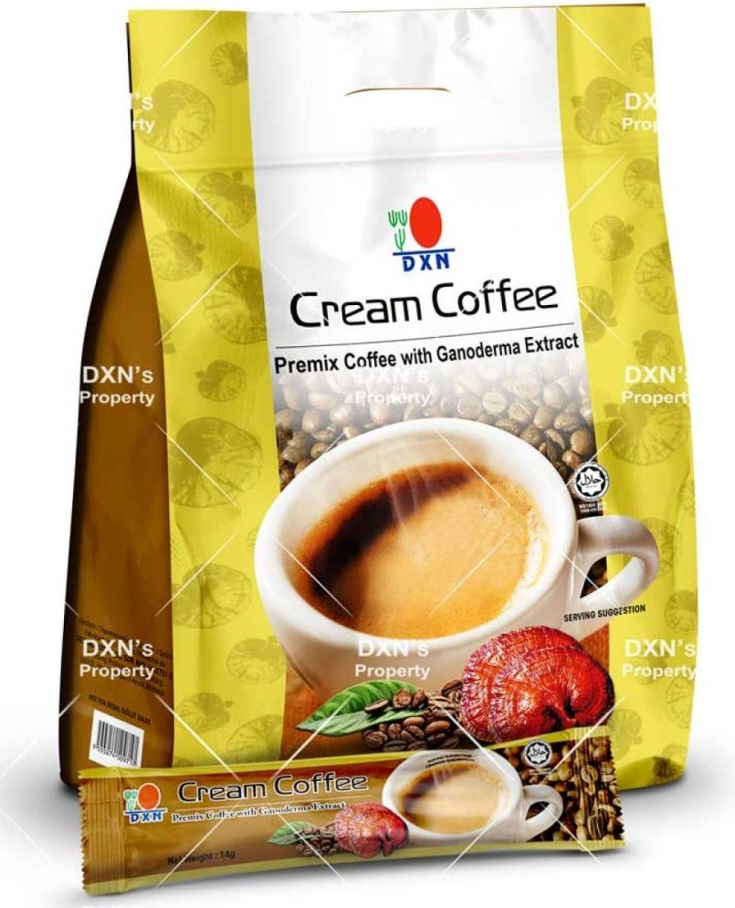 DXN Cream Coffee s Reishi Káva 20 sáčků 14 g od 499 Kč - Heureka.cz