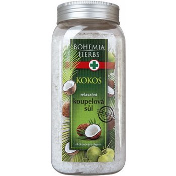 Bohemia Herbs Kokosový olej koupelová sůl 900 g