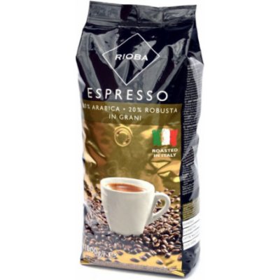 Rioba Espresso 80% Arabica zrnková Káva 1 kg