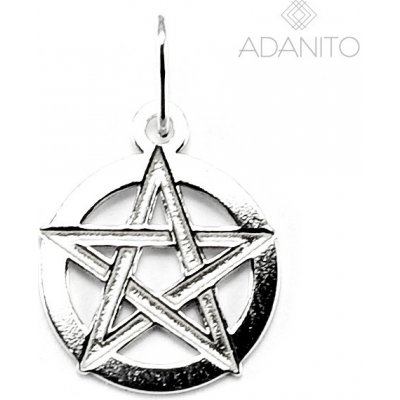 Adanito MOPA1211 Stříbrný přívěsek pentagram – Zbozi.Blesk.cz