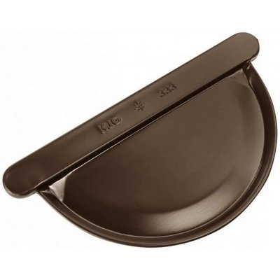 KJG Pozinkované čelo žlabu 250 mm testa di moro – Zboží Mobilmania