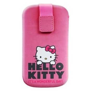 Pouzdro HELLO KITTY pastel 4 růžové