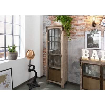 Bighome Steel Mango 60x40x180 hnědá lakovaná – Hledejceny.cz