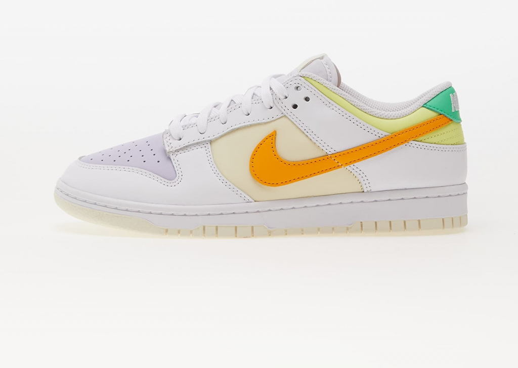 Nike W Dunk Low white / Sundial-Lt Lemon Twist