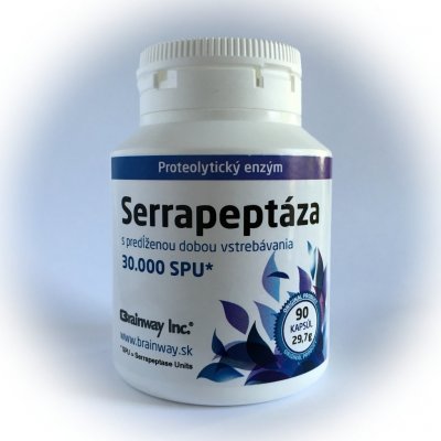 Brainway Serrapeptaza 90 kapslí – Hledejceny.cz