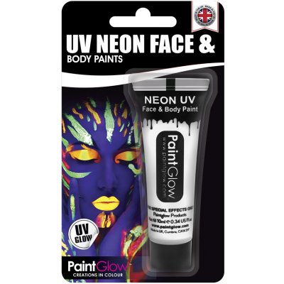 PaintGlow UV tělová barva bílá 10 ml – Zboží Dáma