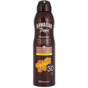 Hawaiian Tropic Protective voděodolný ochranný suchý olej na opalování Coconut & Mango SPF30 180 ml