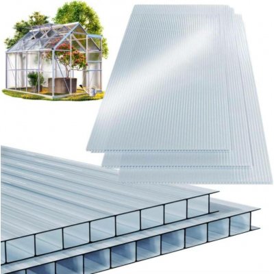 Jurhan Dutinkový polykarbonát Mark 6 mm 60,5 x 121 x 0,6 cm 10 ks transparentní 11533 – Sleviste.cz
