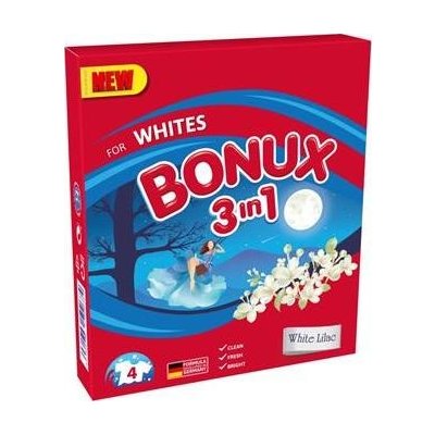 Bonux prací prášek White Lilac 4 PD 0,3 kg – Sleviste.cz
