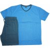 Pánské pyžamo N-feel MC1658 pánské letní pyžamo modré
