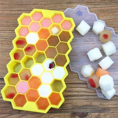 Silikonová forma na led nebo čokoládu - včelí plástev – Zboží Mobilmania