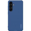 Pouzdro a kryt na mobilní telefon Nillkin Super Frosted PRO Samsung Galaxy S24+ modré