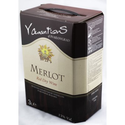 Yamantievs Bag in Box Merlot červená 2023 13% 3 l (karton) – Hledejceny.cz