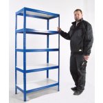 Biedrax 60 x 90 x 180 cm 4 police modrý – HobbyKompas.cz