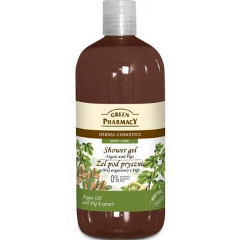 Green Pharmacy Body Care Argan Oil & Figs sprchový gel 0% Parabens Silicones PEG 500 ml