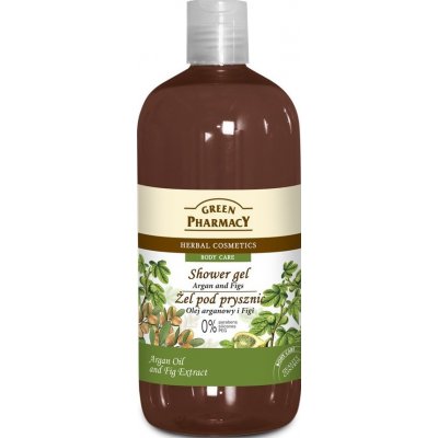 Green Pharmacy Body Care Argan Oil & Figs sprchový gel 0% Parabens Silicones PEG 500 ml