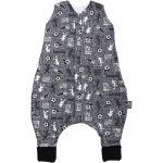 Kaarsgaren Letní spací pytel s nožičkami bambus šedý fotbal – Zboží Dáma