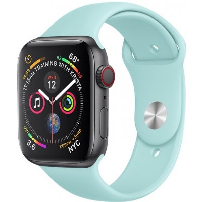 AW Jednobarevný řemínek na Apple Watch - Tyrkys Šířka uchycení řemínku: 38/40/41mm, Délka řemínku: Dámský - S/M (12 - 18cm) Tyrkysový IR-MJ01-059 – Zbozi.Blesk.cz