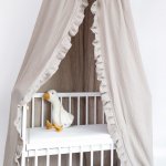 Tulimese Baldachýn mušelínový béžový – Zboží Dáma