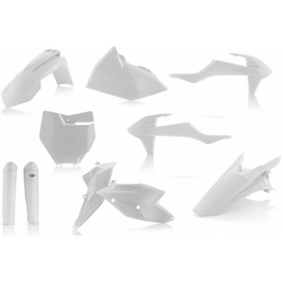 Acerbis plastový full kit KTM SX/SXF/16-18 kromě SX250/16 bílá – Sleviste.cz