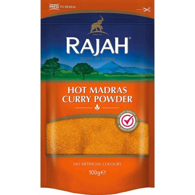 Rajah Hot Madras Kari Směs 100 g – Zboží Mobilmania