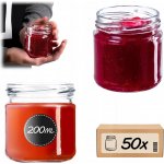 Kadax Sada skleněných dóz K5357 50 ks x 200ml – Hledejceny.cz