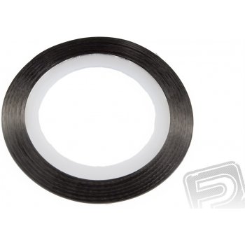 Ozdobná páska černá 0,4 mm