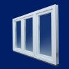 Okno DOMO-OKNA Bílé trojkřídlé okno 200x120 cm (2000x1200 mm)