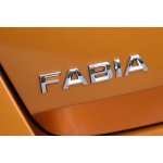 ŠKODA FABIA II facelift, FABIA III + IV-ZADNÍ NÁPIS FABIA original - chromový 5J6853687AA 2ZZ – Zbozi.Blesk.cz