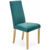 Jídelní židle MOB Delph smaragdová / dub medový