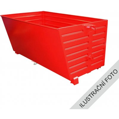 Happy End Stohovatelný kontejner TRV s výpustí červená nosnost 2000 kg PLN 8835/CE – Hledejceny.cz