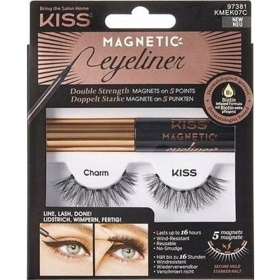 KISS Sada magnetických očních linek a řas magnetické řasy 07 Charm 1 pár – Sleviste.cz