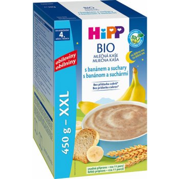 HiPP BIO Na dobrou noc s banánem a suchary 450 g