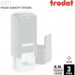 Trodat 4921 [ 12 x 12 mm pouze gumový štoček – Zboží Dáma