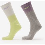 Nike Everyday Plus Cushioned Crew Socks 2-Pack Multi-Color – Zboží Dáma