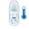 Nuk Nature Sense láhev s kontrolou teploty modrá 260ml