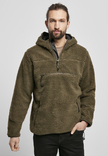 Brandit Teddyfleece Worker Pullover olive