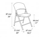 Zahradní židle a křesla LANIT PLAST - skládací židle LIFETIME (2810)