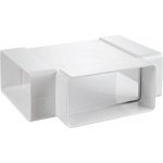 Dalap 535 PVC odbočka "T" pro hranaté vzduchovody 110 x 55 mm – Hledejceny.cz