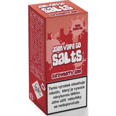 Juice Sauz SALT The Jam Vape Co Strawberry 10 ml 20 mg – Hledejceny.cz
