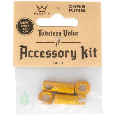 Sada příslušenství k ventilkům Peaty's X Chris King MK2 accessory kit