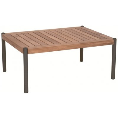 Stern Taro 80x60x35 cm, rám lakovaný hliník šedočerný (anthracite), deska teak – Hledejceny.cz