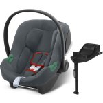 CYBEX ATON B2 I-SIZE+BASE ONE 2022 Steel Grey/dark grey – Zboží Dáma