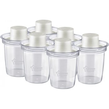 Tommee Tippee dávkovač na sušené mléko C2N 6 ks Transparent