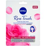 Nivea Rose Touch 10minutová hydratační maska pod oči 1 pár – Zboží Dáma