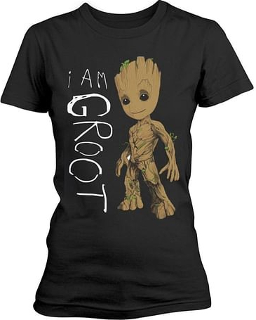 Fantasyobchod tričko Guardians of the Galaxy 2 I Am Groot černá