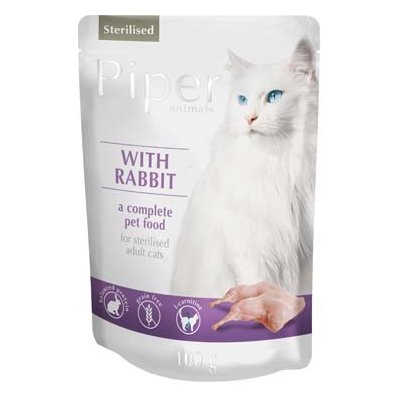 Piper Cat Sterilised Králík 100 g – Zbozi.Blesk.cz