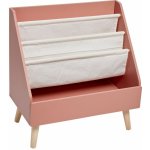 LA FACTORY Dětská hnihovna THE KING OF THE JUNGLE, 58x33x61 cm růžový – Zboží Mobilmania