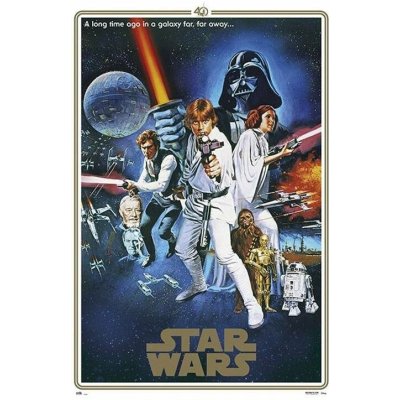 Plakát 61x91,5cm – Star Wars - 40th Anniversary One Sheet B – Sleviste.cz