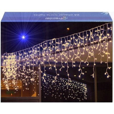 Světelný závěs Dreka rampouchy teplá bílá napájení ze sítě – Sleviste.cz